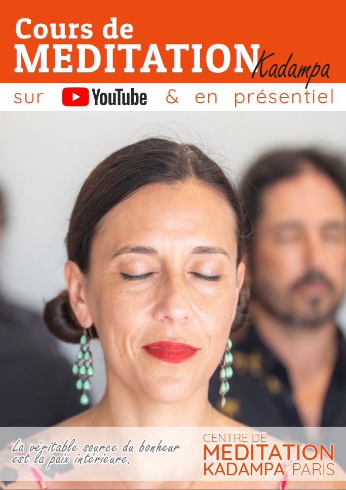 Flyer Cours de Méditation CMK Paris réalisé par KelBo.Site