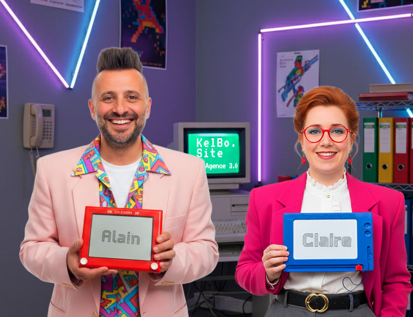 L'équipe de l'agence de communication KelBo.Site